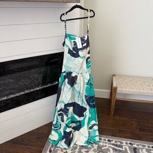 Christian Lacroix Drop Waist Midi Dress